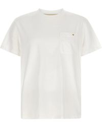 Valentino Garavani - Cotton Jersey With Chest Pocket T-Shirt - Lyst