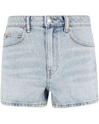 Alexander Wang - Shorty High Rise Short Vintage Faded - Lyst