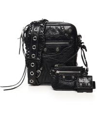 Balenciaga - Le Cagole Bag With Shoulder Strap - Lyst