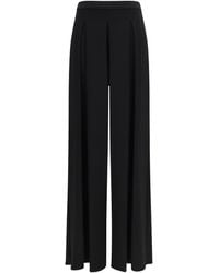 Max Mara Pure - Viscose Technical Jersey Pants Viscose; Polyamide; Elastane - Lyst