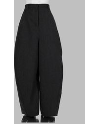 Balenciaga - Barrel Trousers Wool - Lyst