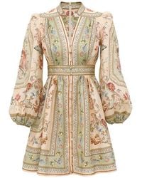 Zimmermann - Zimmermann Satf Dress — Cream - Lyst