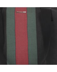 Gucci - Shopping Bag Positano Canvas Cotton Shoulder - Lyst