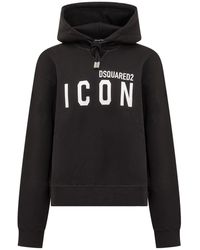 DSquared² - Icon Collection Hoodie - Lyst
