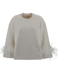 Philosophy Di Lorenzo Serafini - Blouse With Feather Detail - Lyst