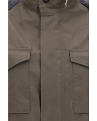 Sacai - Jacket Nylon And Cotton Khaki - Lyst