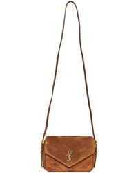 Saint Laurent - Caramel Cognac Loulou Toy Crossbody Bag - Lyst