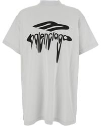Balenciaga - T-Shirt With Vintage Effect - Lyst
