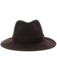Twinset - Cap With Visor And Pompon, Wool Hat - Lyst