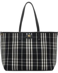 Burberry - Md Reversible Tote - Lyst