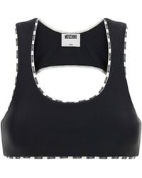 Moschino - Logo-Trimmed Tank Top - Lyst