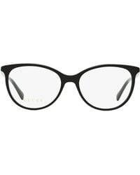 Gucci - Oval Eyeglasses GG0550O Black 51mm - Lyst