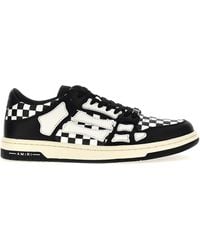 Amiri - Checkered Skeleton Low Top Sneaker - Lyst