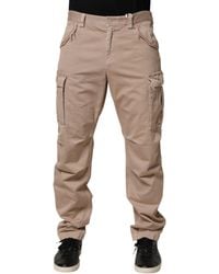 Dolce & Gabbana - Straight Cargo Chino Trouser Pants Cotton - Lyst