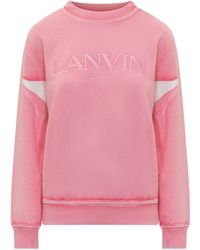 Lanvin - Overprinted Sweatshirt - Lyst