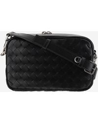 Bottega Veneta - Intrecciato Medium Camera Bag Calfskin Leather Messenger - Lyst