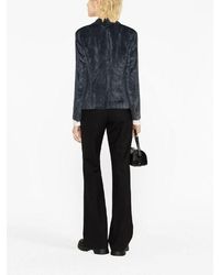 Brunello Cucinelli - Blue Viscose Jacket - Lyst
