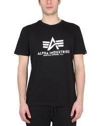 Alpha Industries - T-Shirt With Logo - Lyst