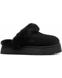 ugg black slip on shoes