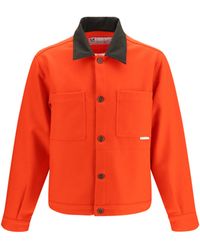 GR10K - Replicated Short Jacket Merino Wool Ovis Aries; Nylon - Lyst