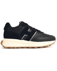 Hogan - H641' Leather Sneakers - Lyst