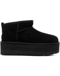 UGG - Classic Ultra Mini Platform Suede Classic Boots - Lyst