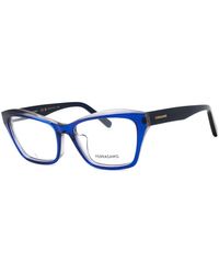 Ferragamo - Salvatore Eyeglasses Cat Eye Full Rim, - Frame And Clear Demo Lenses Lens Sf2951Lb435 - Lyst