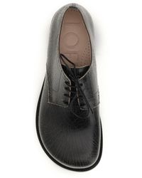 Loewe - Derby Lace-Ups Campo-Cream Calf Leather Lace-Up Shoes - Lyst