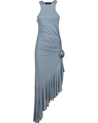Blumarine - Draped Sleeveless Dress - Lyst