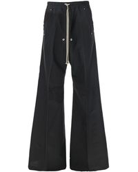 Moncler - 'Belas' Pants With Drawstring Waist And Logo Patch On The Side - Lyst