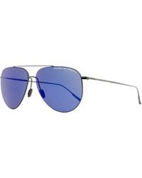 Porsche Design - Titanium Pilot Sunglasses P8939 A 62Mm - Lyst