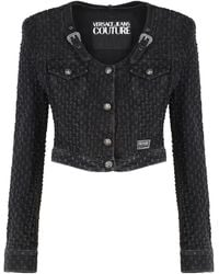 Versace Jeans Couture - Versace Denim Jacket Cotton - Lyst