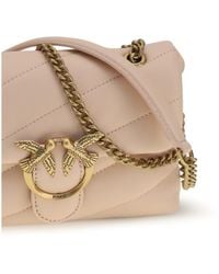 Pinko - Shoulder Bag Love Baby Cameo-Antique/Antique Calf Leather - Lyst
