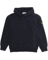 Stone Island - Kids Hoodie Cotton Hoods & Sweatshirts - Lyst