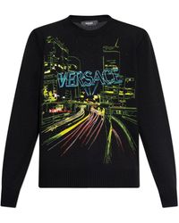 Versace - Sweater With Logo - Lyst