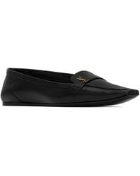 Saint Laurent - Poppy Square-Toe Ballerina Shoes - Lyst