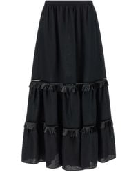 Kiton - Fringed Skirt - Lyst