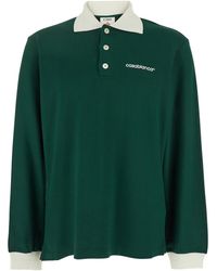 CASABLANCA - Polo Shirt With Contrasting Collar - Lyst