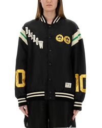 Barrow - Satin Bomber Jacket - Lyst