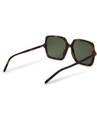 Saint Laurent - Sl591 Logo Sunglasses Accessories - Lyst