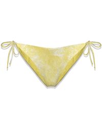 Mc2 Saint Barth - Graphic Printed Side-Tied Bikini Briefs - Lyst