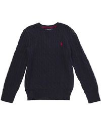 Polo Ralph Lauren - Sweater Cable-Knit Cotton Tops - Lyst