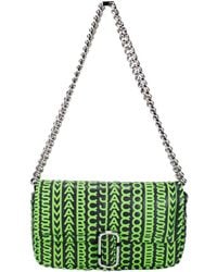 Marc Jacobs - Neon The Monogram Leather J Mini Shoulder Bag Crossbody - Lyst