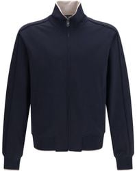 Dolce & Gabbana - Zip Jacket With Side Bands Polyamide; Elastane - Lyst
