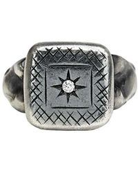 Bottega Veneta - Cubic Zirconia Square Ring Jewelry - Lyst