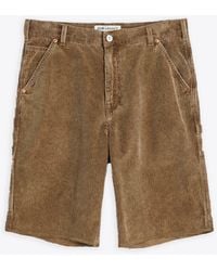 Our Legacy - Joiner Short Light Corduroy Work Shorts With Spray Paint - Lyst