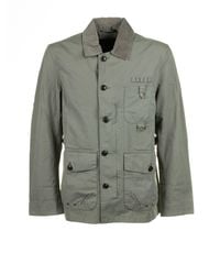 Barbour - Pocket Detailed Military Shirt Jacket - Lyst