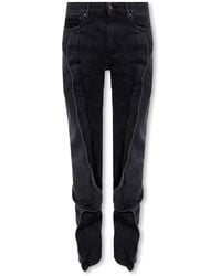 Y. Project - Jeans With Asymmetrical Stitching - Lyst