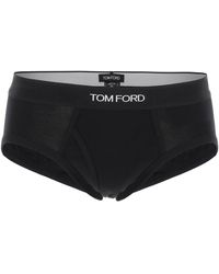 Tom Ford - Cotton Briefs With Logo Band - Lyst