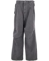 WOOYOUNGMI - Cotton Pants With Belt Loops - Lyst